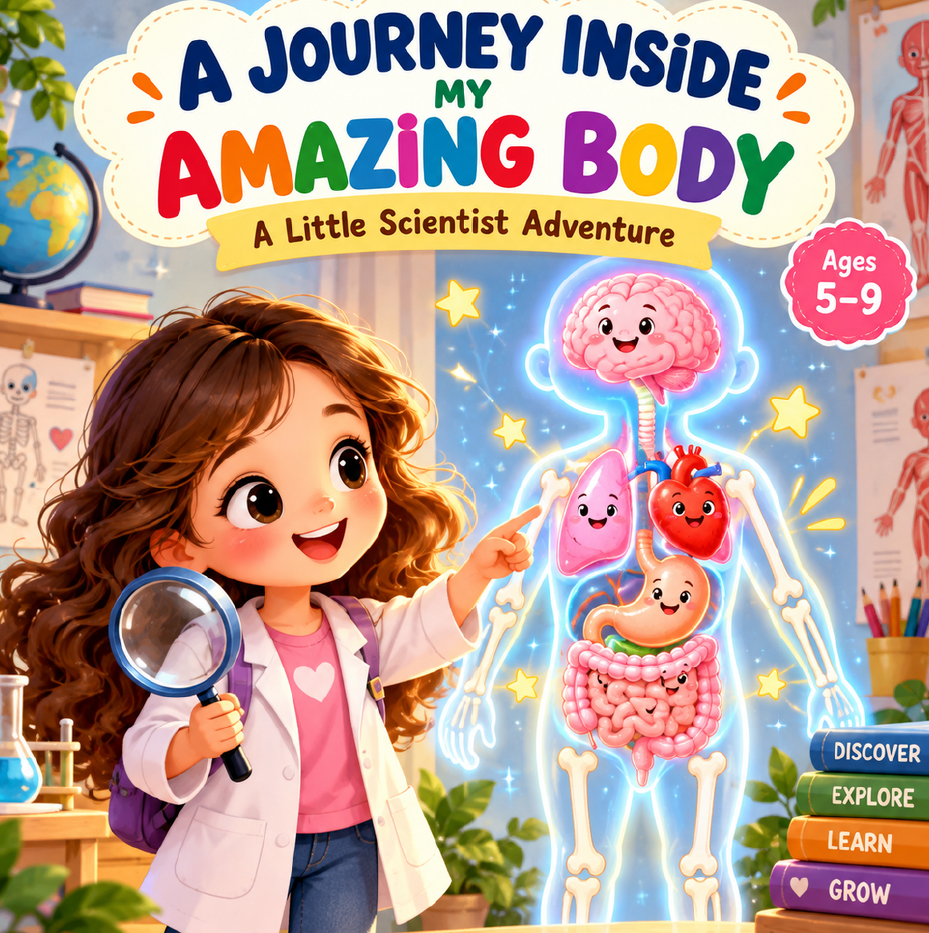 A Journey Inside My Amazing Body – A Little Scientist Adventure cover