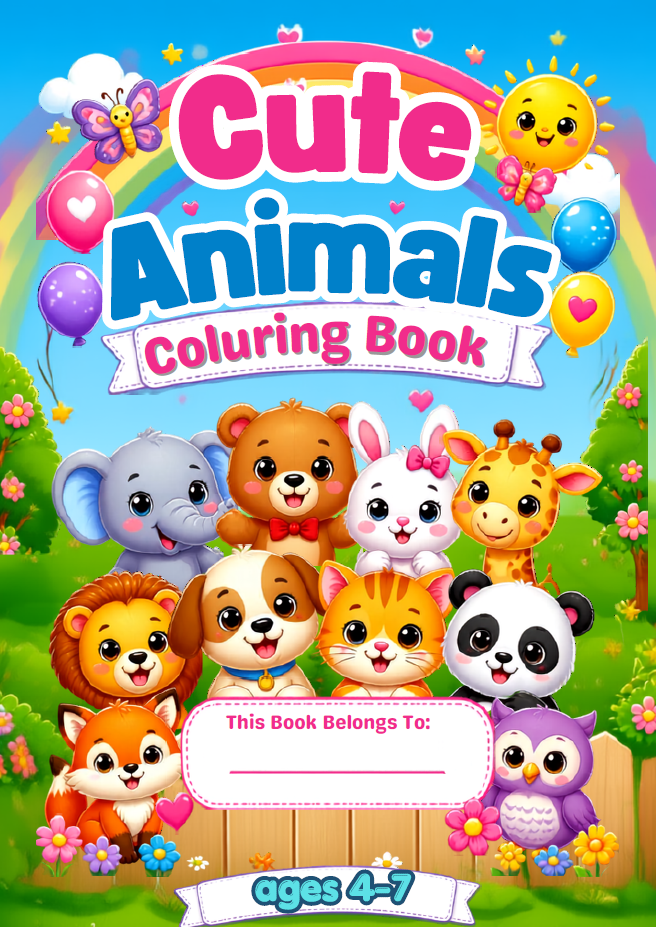 My Animal Colouring Book cover