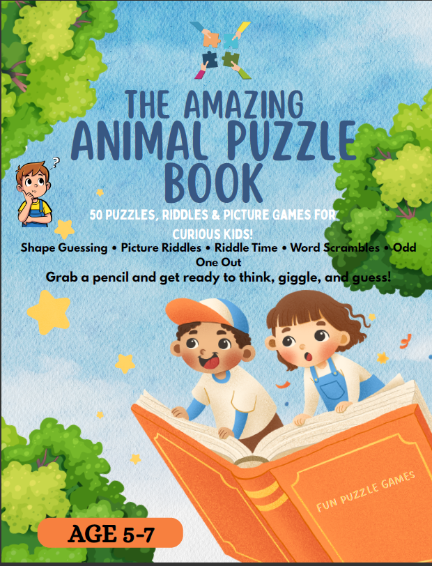 The Amazing Animal Puzzle Book cover